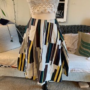Marni striped skirt